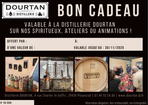 Dourtan bon cadeau