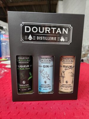 Dourtan coffret mignonettes menthe, gin et rhum arrangé